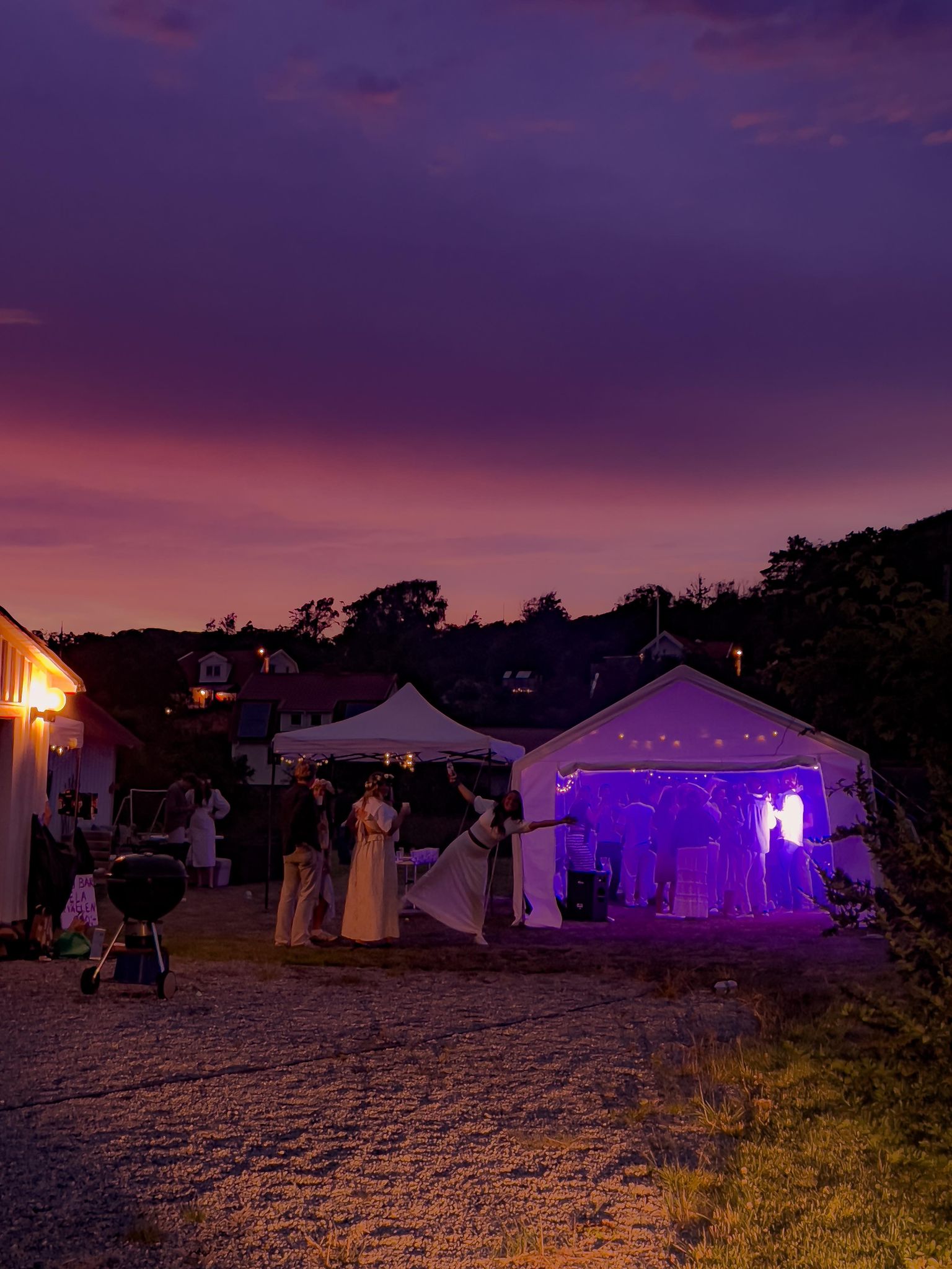 Festbild från midsommar 2024